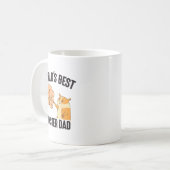 世界で最もハムスターなパパのコスチューム 動物好きのためのハム コーヒーマグカップ (正面左)