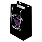 世界で最もパパに取り組むおもしろいフルーツプンダークBG スモールペーパーバッグ (正面アングル)
