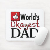 世界で最もパパの高いおもしろい父親の日の口 マウスパッド (マウス)