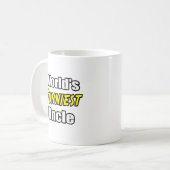 世界で最もファンニストな叔父 コーヒーマグカップ (正面左)