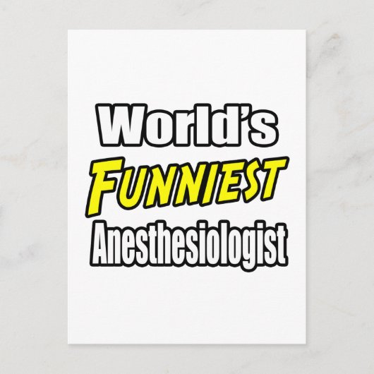 世界で最もファンニストな麻酔科医 ポストカード (正面)