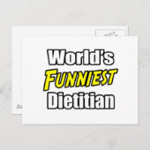 世界で最もファンニストの栄養士 ポストカード (正面/裏面)