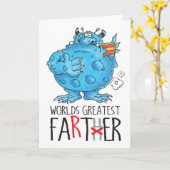 世界で最もファーターだ！ カード (黄色い花)