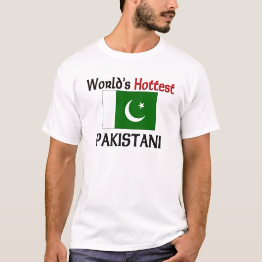 世界で最もホットなパキスタン人 Tシャツ (正面)
