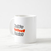 世界で最もホットな化学者 コーヒーマグカップ (正面左)
