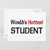 世界で最もホットな学生 ポストカード (正面/裏面)