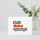 世界で最もホットな疫学者 ポストカード (スタンド正面)