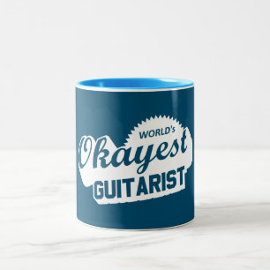 世界で最も人気のあるギタリスト ツートーンマグカップ