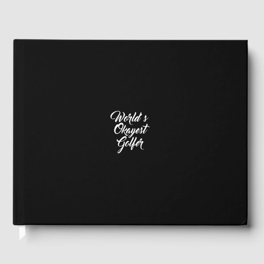 世界で最も人気のあるゴルファー ゲストブック (正面)