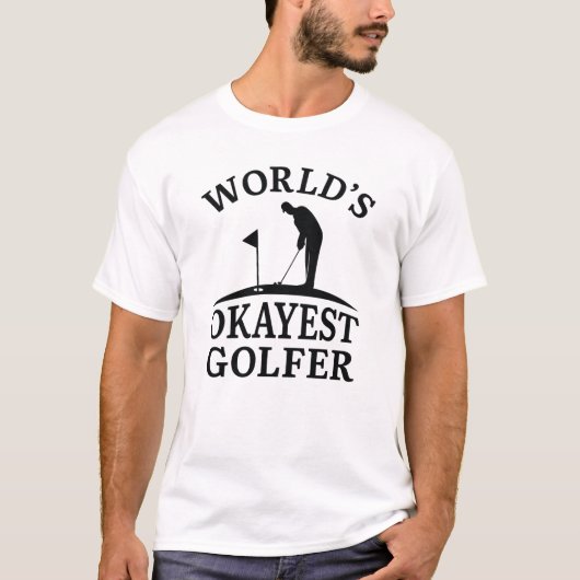 世界で最も人気のあるゴルファー Tシャツ (正面)
