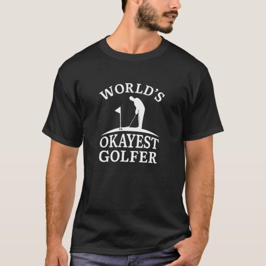 世界で最も人気のあるゴルファー Tシャツ (正面)