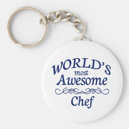 世界で最も人気のあるシェフ素晴らしー キーホルダー (正面)