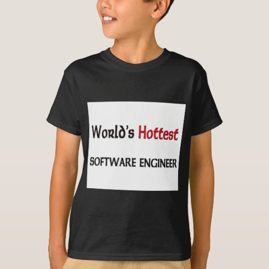 世界で最も人気のあるソフトウェア・エンジニア Tシャツ (正面)