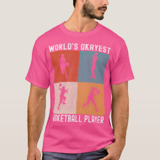 世界で最も人気のあるバスケットボール選手 – おもしろいバスケットボール Tシャツ