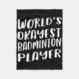 世界で最も人気のあるバドミントン選手おもしろいスポ最高のート フリースブランケット