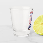 世界で最も人気のあるファンタジーサッカー選手USAカラー ショットグラス (左)