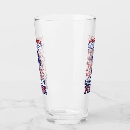 世界で最も人気のあるファンタジーサッカー選手USAカラー タンブラーグラス (左)