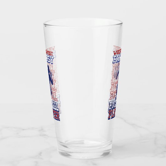 世界で最も人気のあるファンタジーサッカー選手USAカラー タンブラーグラス (右)