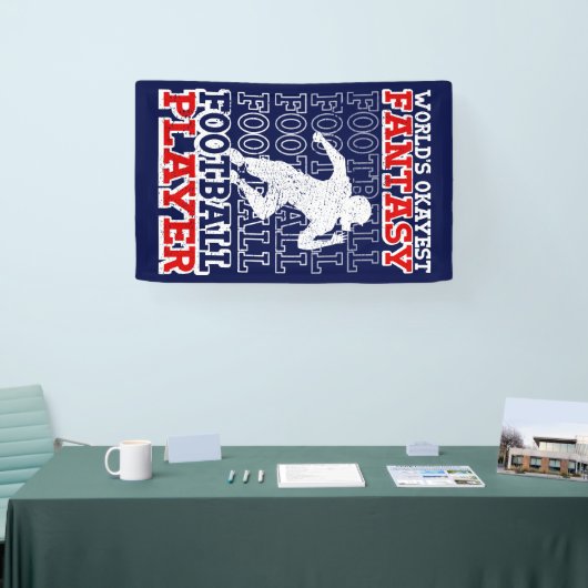 世界で最も人気のあるファンタジーサッカー選手USAカラー 横断幕 (トレードショー)