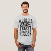 世界で最も人気のあるベースプレーヤー2 Tシャツ (正面フル)