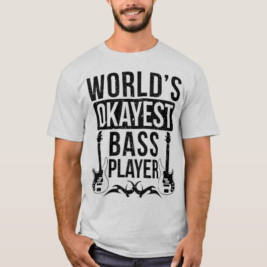 世界で最も人気のあるベースプレーヤー2 Tシャツ (正面)