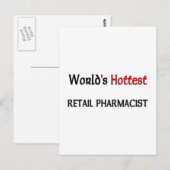世界で最も人気のある小売薬剤師 ポストカード (正面/裏面)