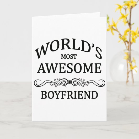 世界で最も人気のある素晴らし彼氏 カード (黄色い花)