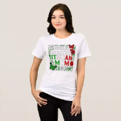 世界で最も偉大なイタリアン母 トライブレンドTシャツ (正面全面)