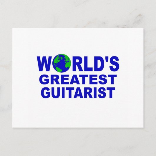 世界で最も偉大なギタリスト ポストカード (正面)