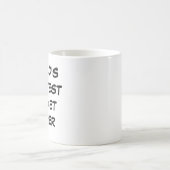 「世界で最も偉大なクリケット選手」マグカップ コーヒーマグカップ (中央)