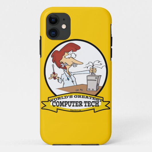 世界で最も偉大なコンピュータテック女性漫画 Case-Mate iPhoneケース (裏面)