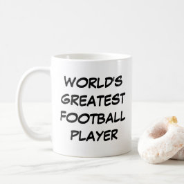 「世界で最も偉大なサッカー選手」マグカップ コーヒーマグカップ
