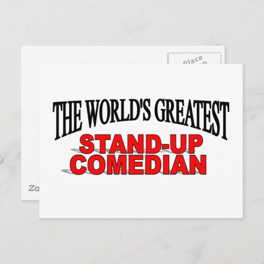世界で最も偉大なスタンドアップコメディアン ポストカード (正面/裏面)
