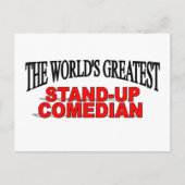 世界で最も偉大なスタンドアップコメディアン ポストカード (正面)