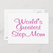 世界で最も偉大なステップ・ママ ポストカード (正面/裏面)