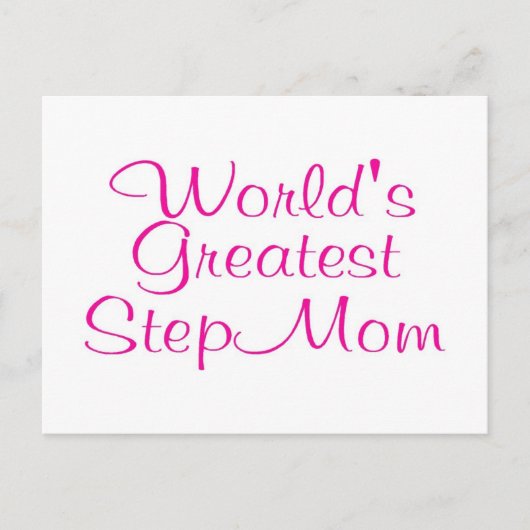 世界で最も偉大なステップ・ママ ポストカード (正面)