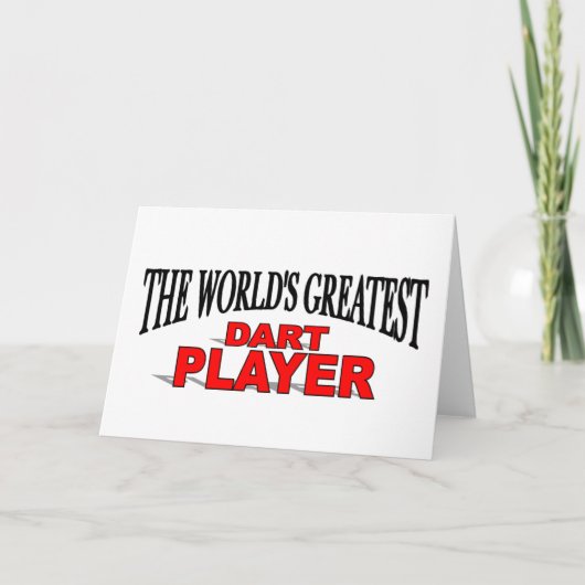 世界で最も偉大なダーツプレーヤー カード (正面)