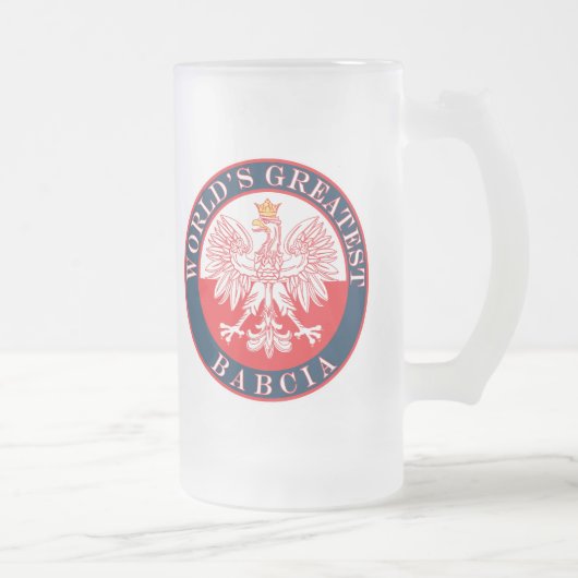 世界で最も偉大なバブシア フロストグラスビールジョッキ (右)