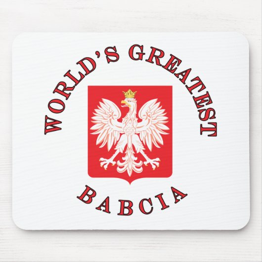 世界で最も偉大なバブシア マウスパッド (正面)