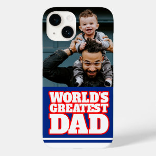 世界で最も偉大なパパのパーソナライズ写真 Case-Mate iPhone 14ケース