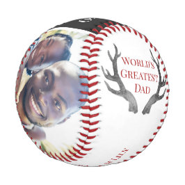 世界で最も偉大なパパカスタムファミリー写真野球 野球ボール