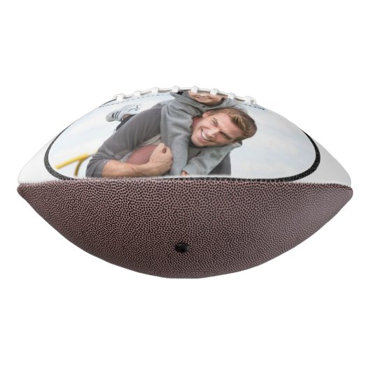 世界で最も偉大なパパパーソナライズされたフォトサッカー アメリカンフットボール (回転270)