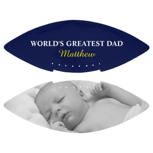 世界で最も偉大なパパファミリーの写真サッカーモダン アメリカンフットボール (パネル)