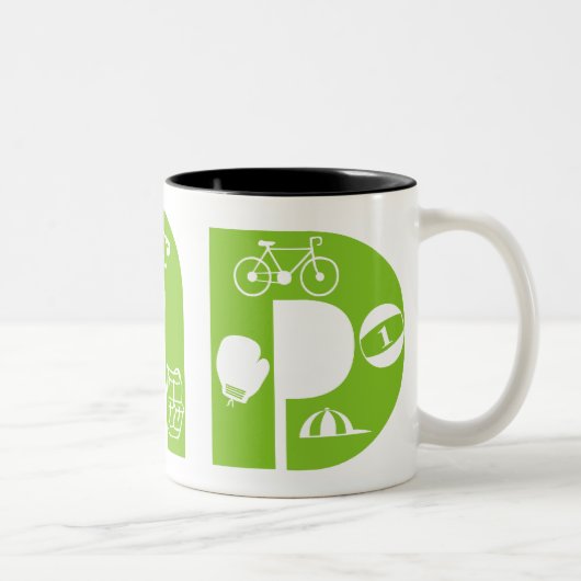 世界で最も偉大なパパマグ ツートーンマグカップ (右)