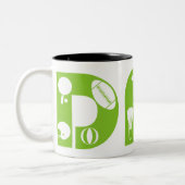 世界で最も偉大なパパマグ ツートーンマグカップ (左)