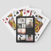 世界で最も偉大なパパ家族の子ども7写真コラージュ トランプ (裏面)