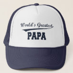世界で最も偉大なパパ帽 キャップ<br><div class="desc">パパに世界一のパパ帽子なんて愛してる！また、任意のスタイルシャツまたはスウェットシャツで利用可能。</div>