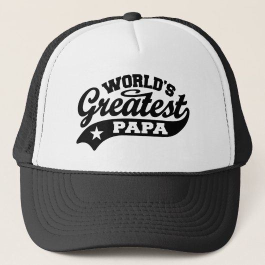 世界で最も偉大なパパ キャップ (正面)