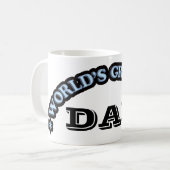 世界で最も偉大なパパ コーヒーマグカップ (正面左)