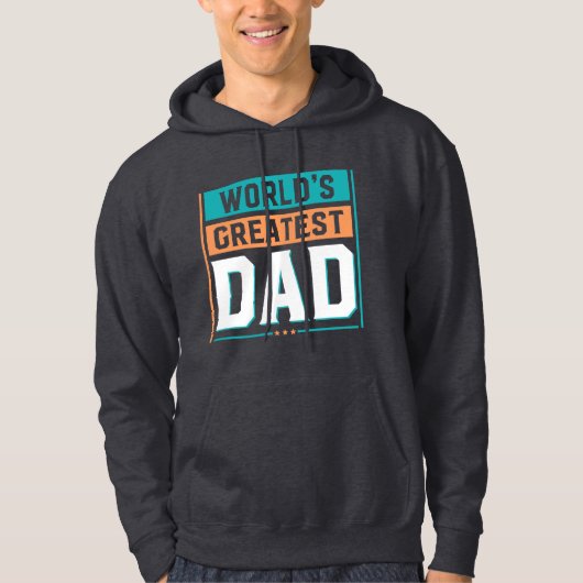 世界で最も偉大なパパ – ナンバーワンファーザー パーカ (正面)